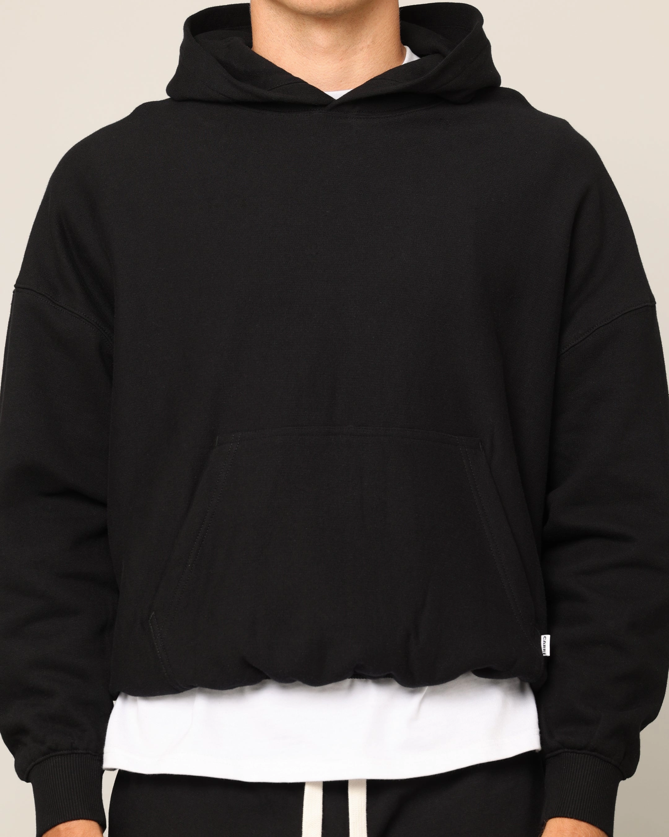 Carr?? Blanc Oversized Hoodie Black Cozy Energy