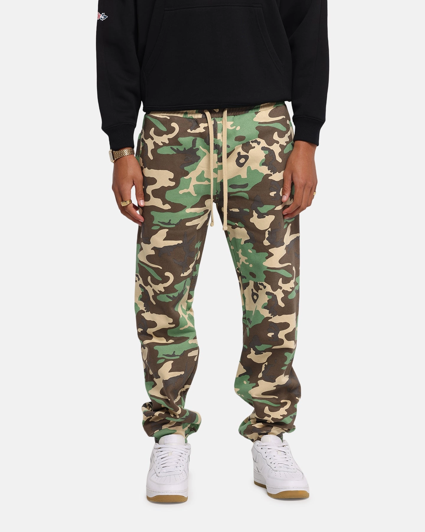Carr?? Blanc Sweatpants Woodland Camo All-Purpose Wear All-day Comfort