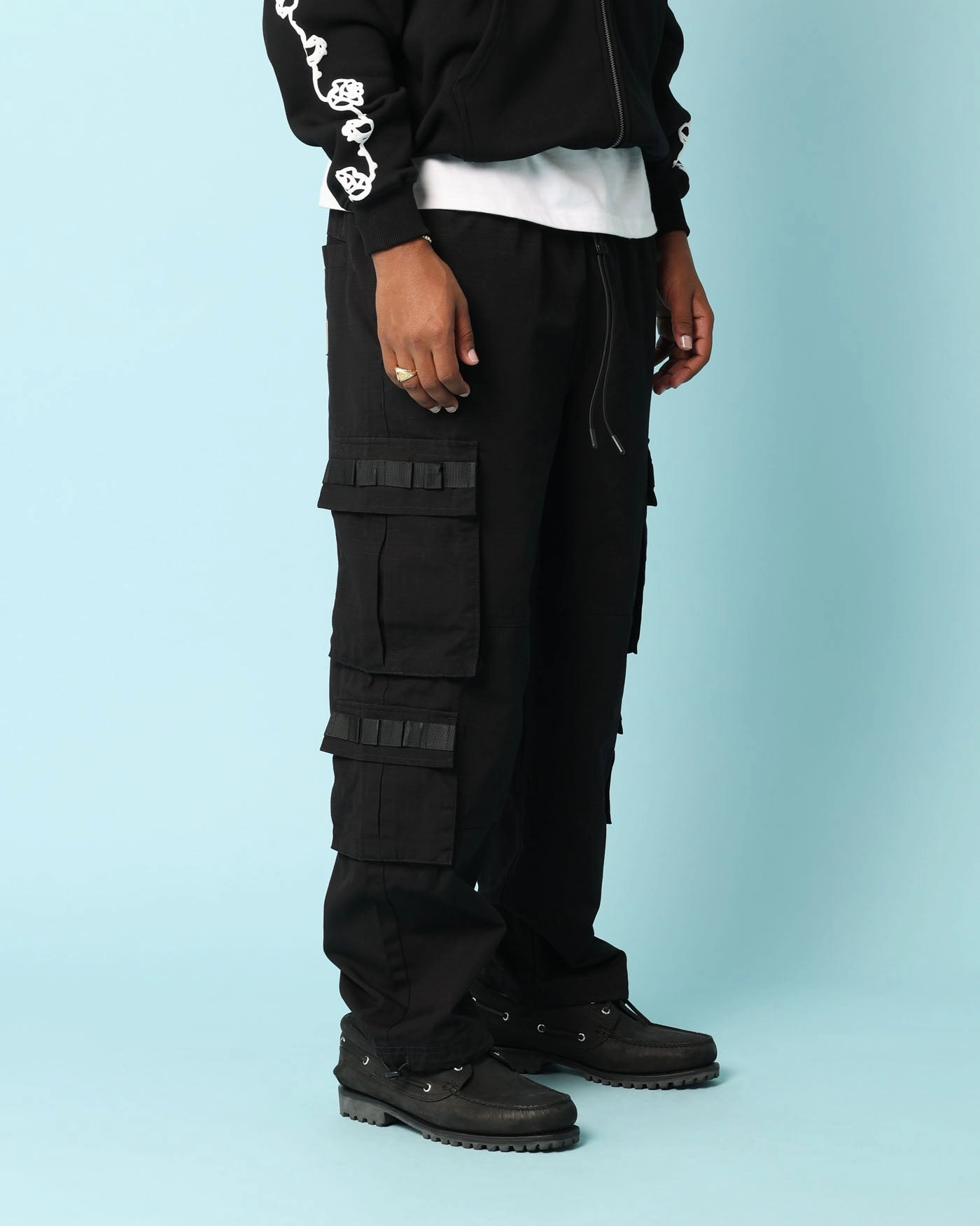 Soft and Stretchy Carr?? Boonie Cargo Jogger Black