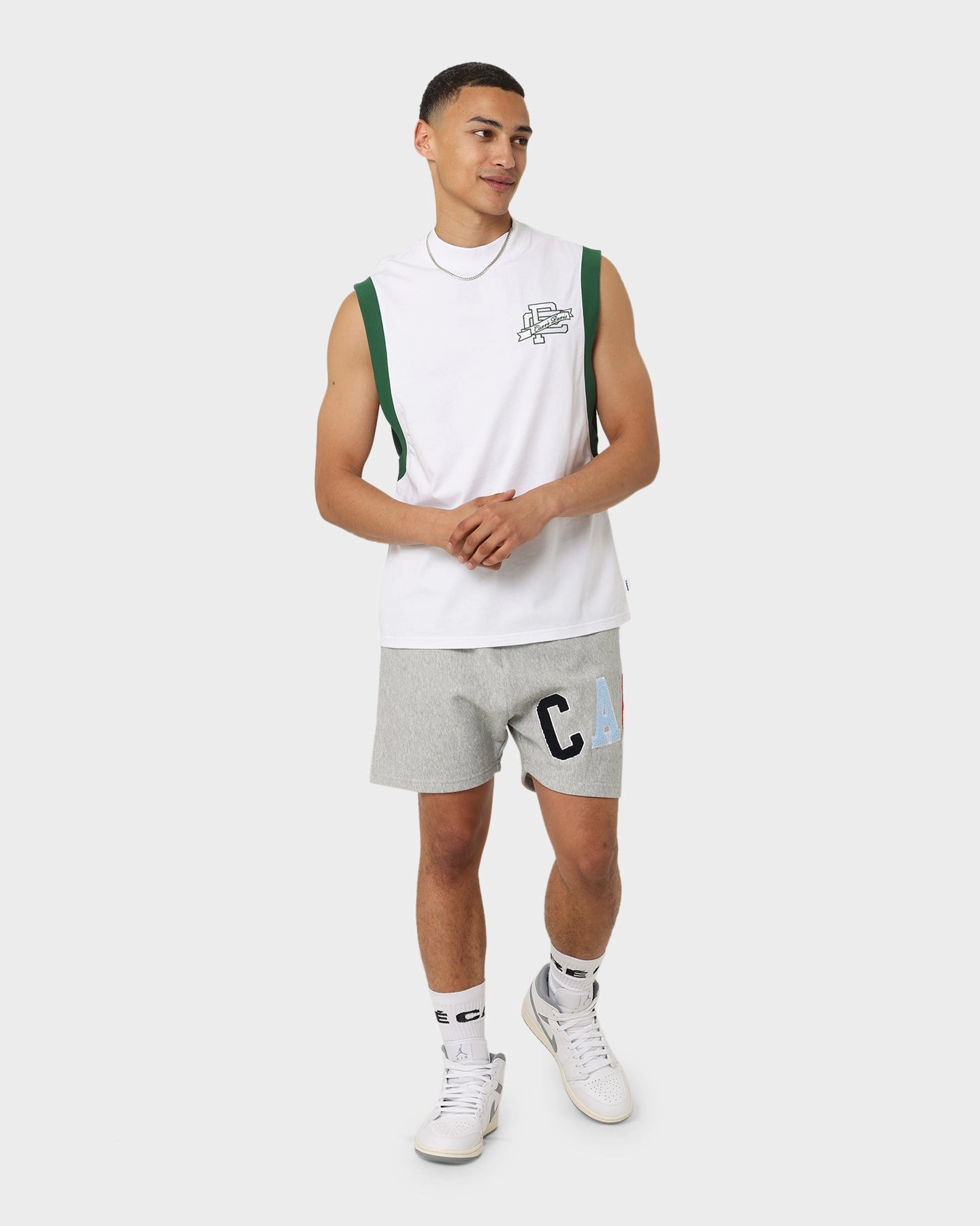 Versatile Piece RecycledPolyester Carr?? C-Class Sweat Shorts Grey Marle