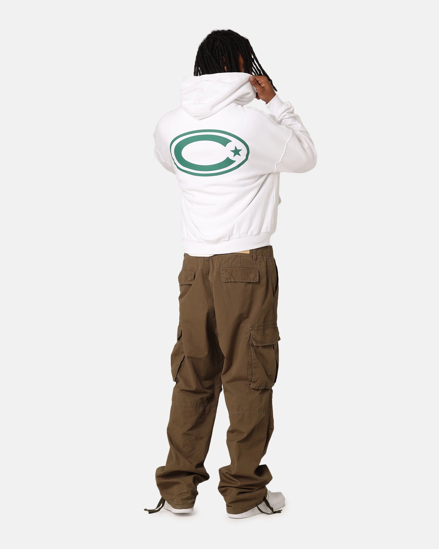 Carr?? C-Star Oversized Hoodie White Prospect