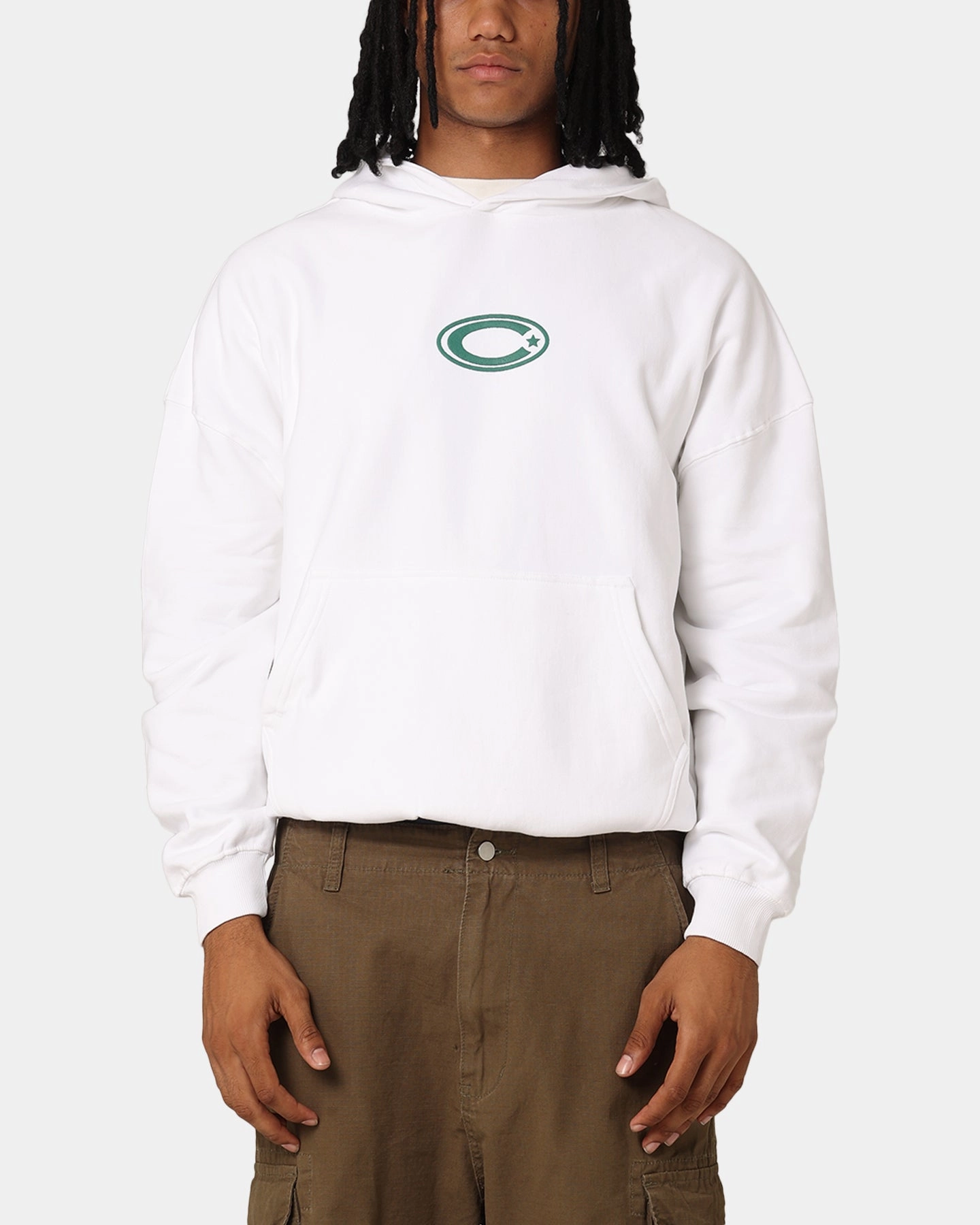 Carr?? C-Star Oversized Hoodie White Low Profile