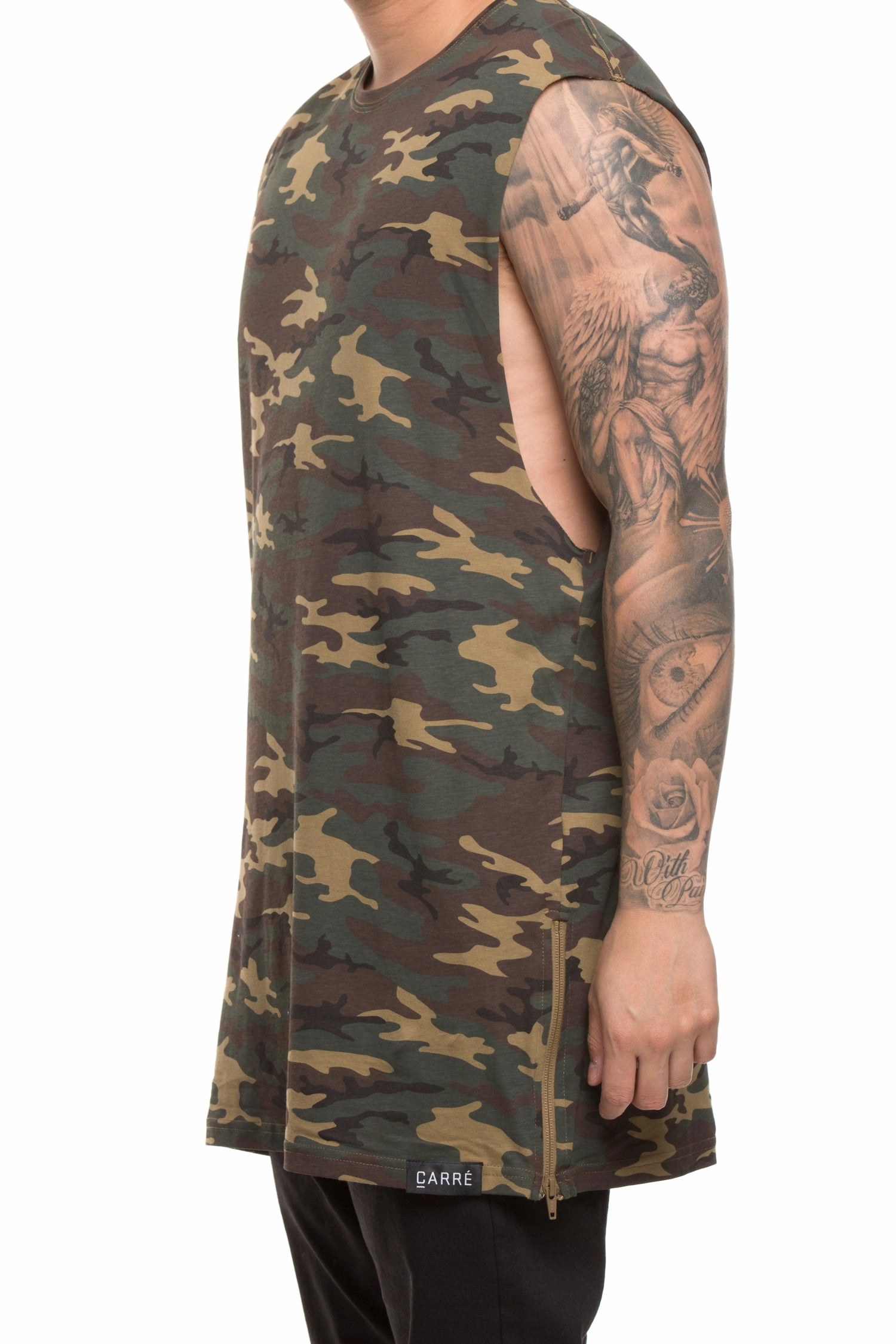 Carr?? Capone 3.0 Muscle Tee Camo Fashion Top