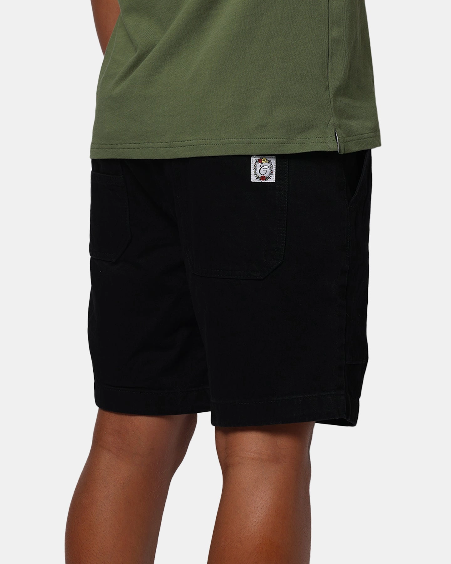 Carr?? Club Carr?? Jort Black Fun Prints Fade Resistant Material