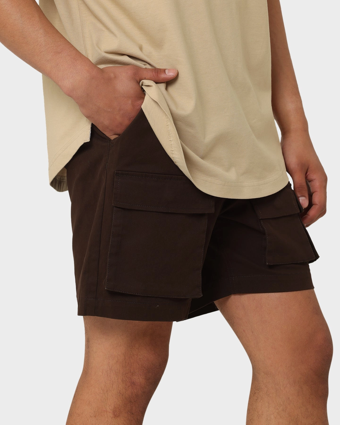 Carr?? Construct Cargo Shorts Brown Zero Chafe Construction Tear Resistant Fabric