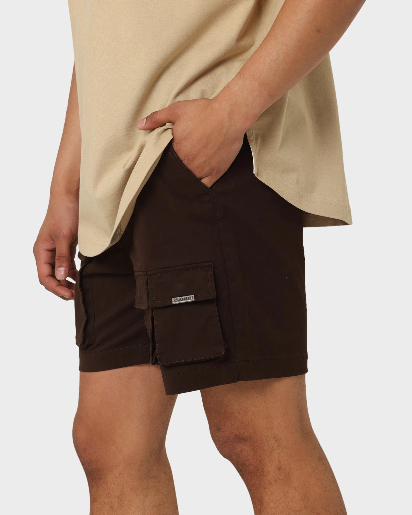 Carr?? Construct Cargo Shorts Brown poolside fashion Bold Patterns