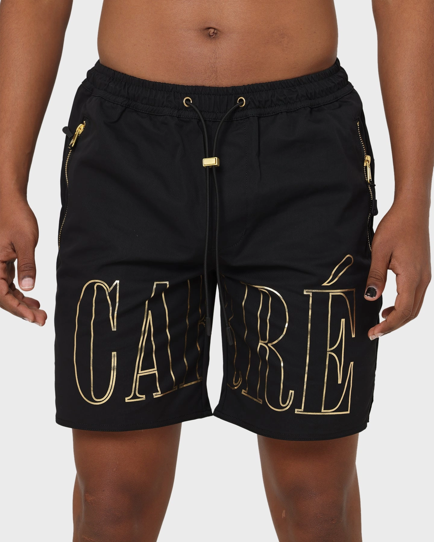 Carr?? Elite Hardi LP Shorts Black/Gold Street Chic