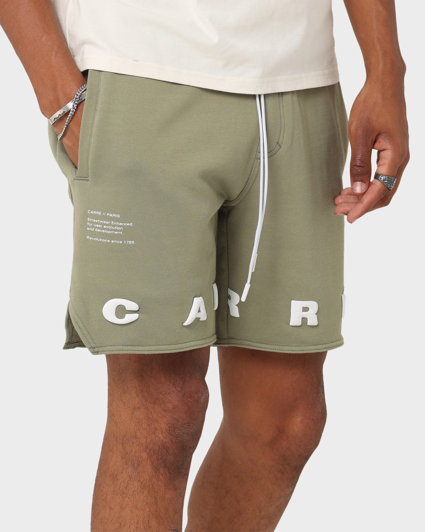 Carr?? Enhance Fleece Shorts Army Green home renovation Sporty Edge