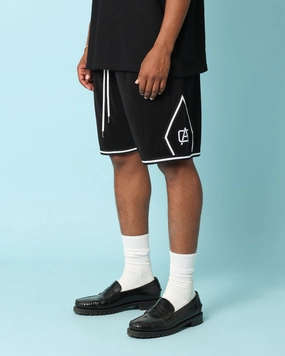 Carr?? Fold Ball Shorts Black No Slip Grip Breathable Mesh Panels