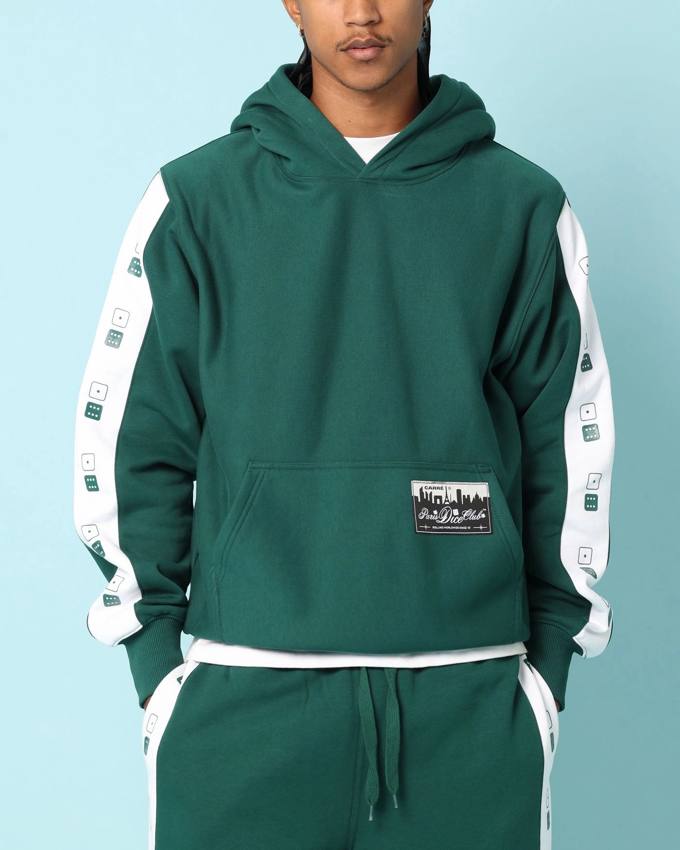 Three Layer Laminate Casual Outdoor Layer Carr?? High Roller Oversized Hoodie Forest Green