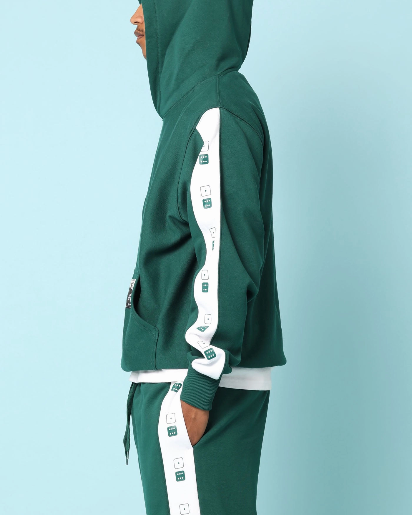 Street Function Carr?? High Roller Oversized Hoodie Forest Green