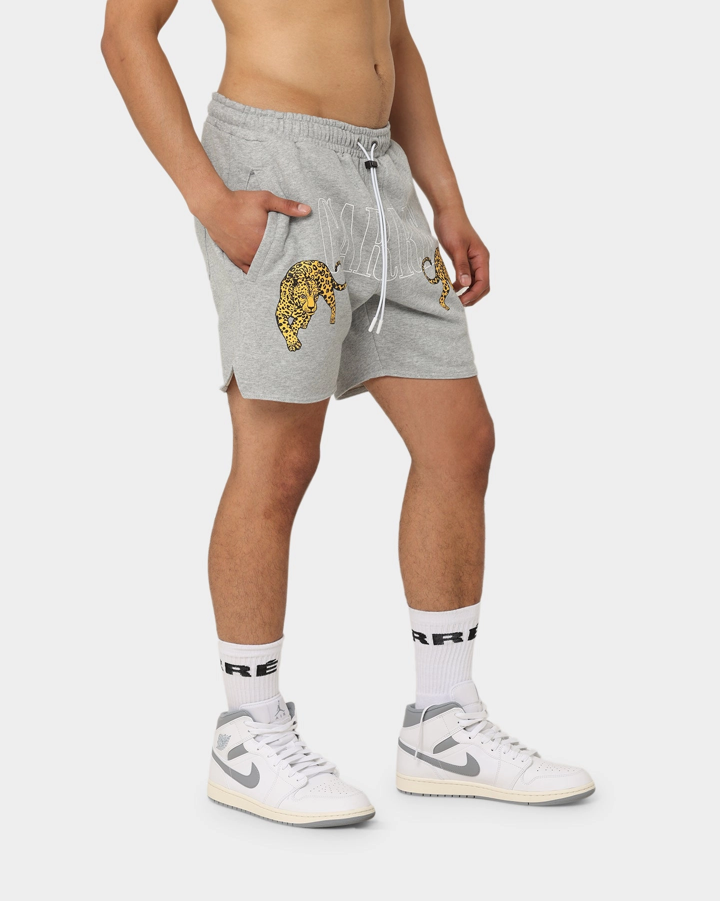 Carr?? Leo Sweat Short Grey Marle Street Ready MoistureWickingLining