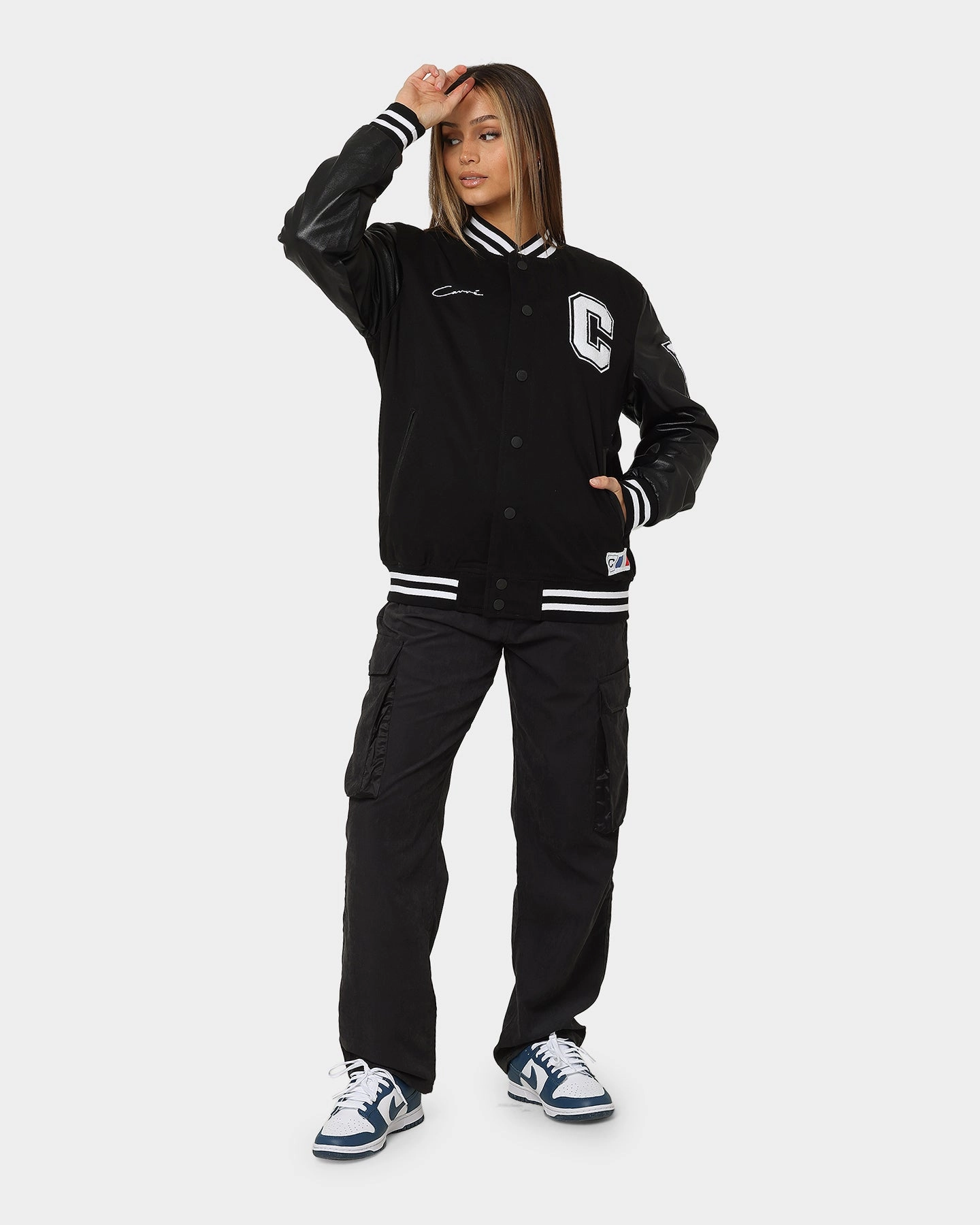 Carr?? MVP Varsity Jacket Black Continue Packable Layer