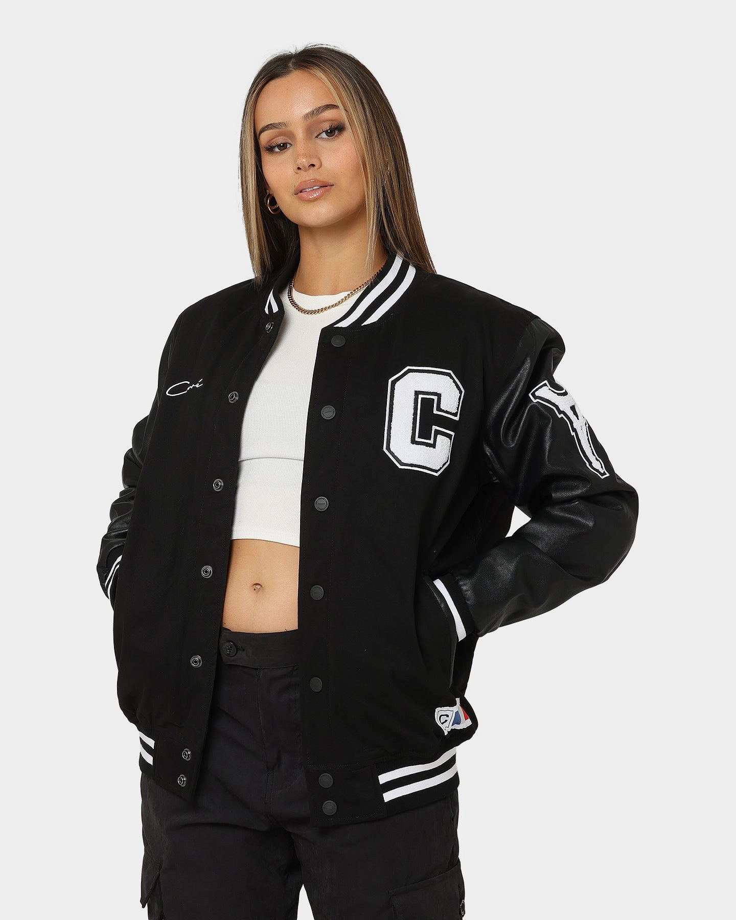 Sports use Carr?? MVP Varsity Jacket Black