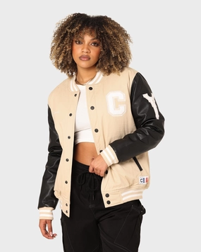 Carr?? MVP Varsity Jacket Stone/Black Hiking Ready futuristic