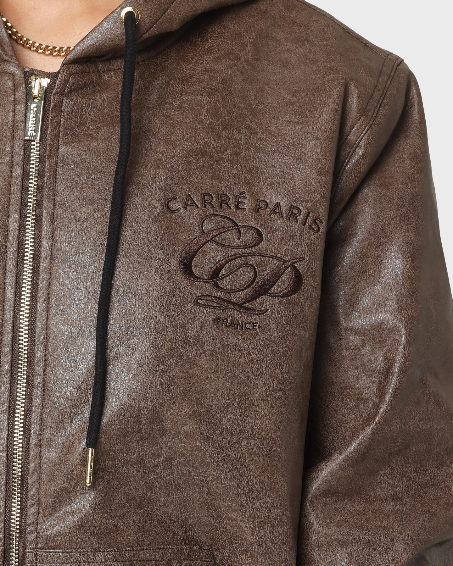 Tolerance Closet Carr?? Revolutionnaires PU Jacket Dark Brown