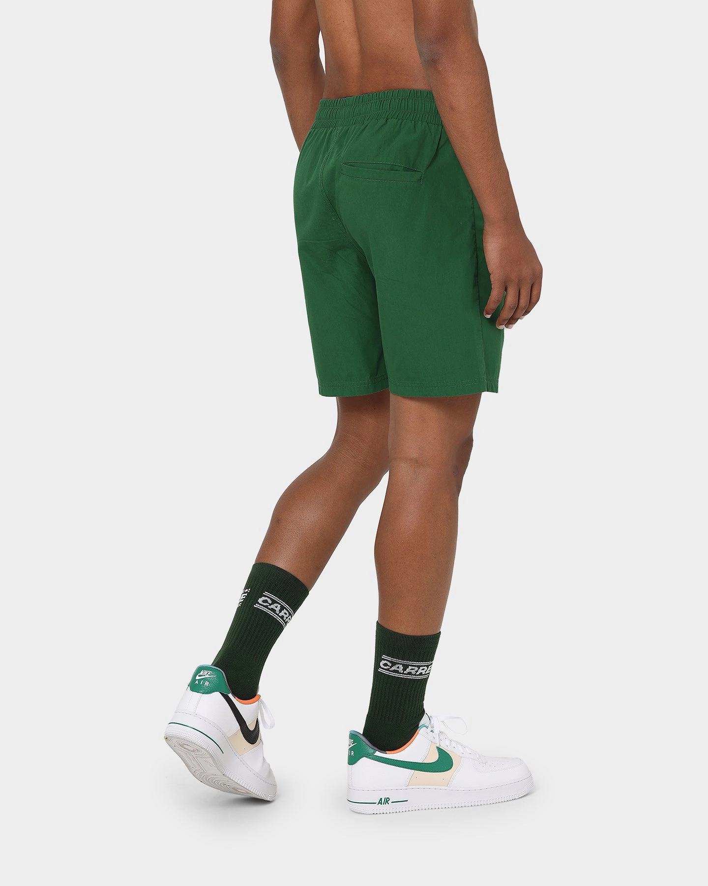 Carr?? Simplicit? Slide Shorts Forest Green Seamless Integration Metallic accents