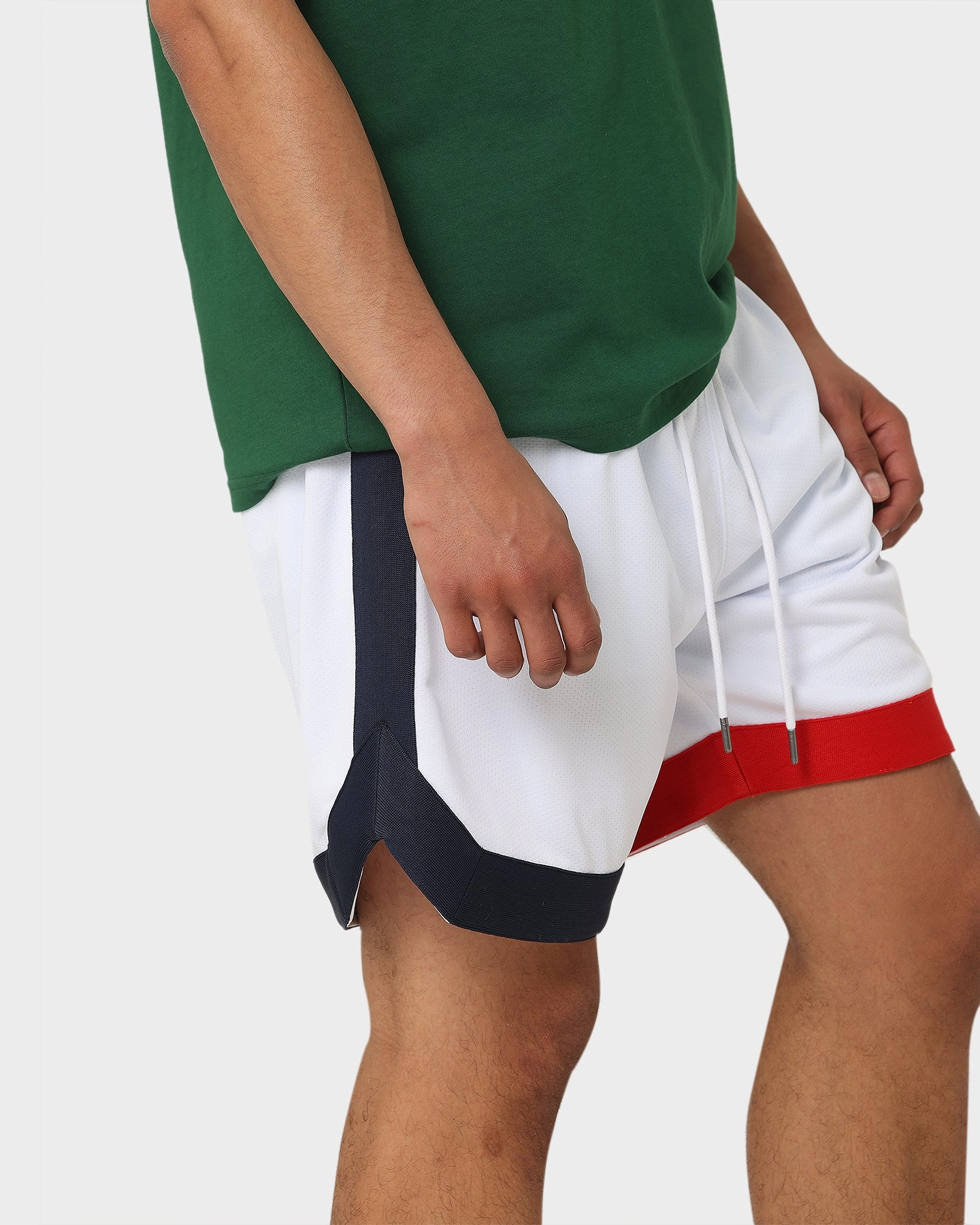 Hassle free maintenance Carr?? Team Paris Basketball Shorts White
