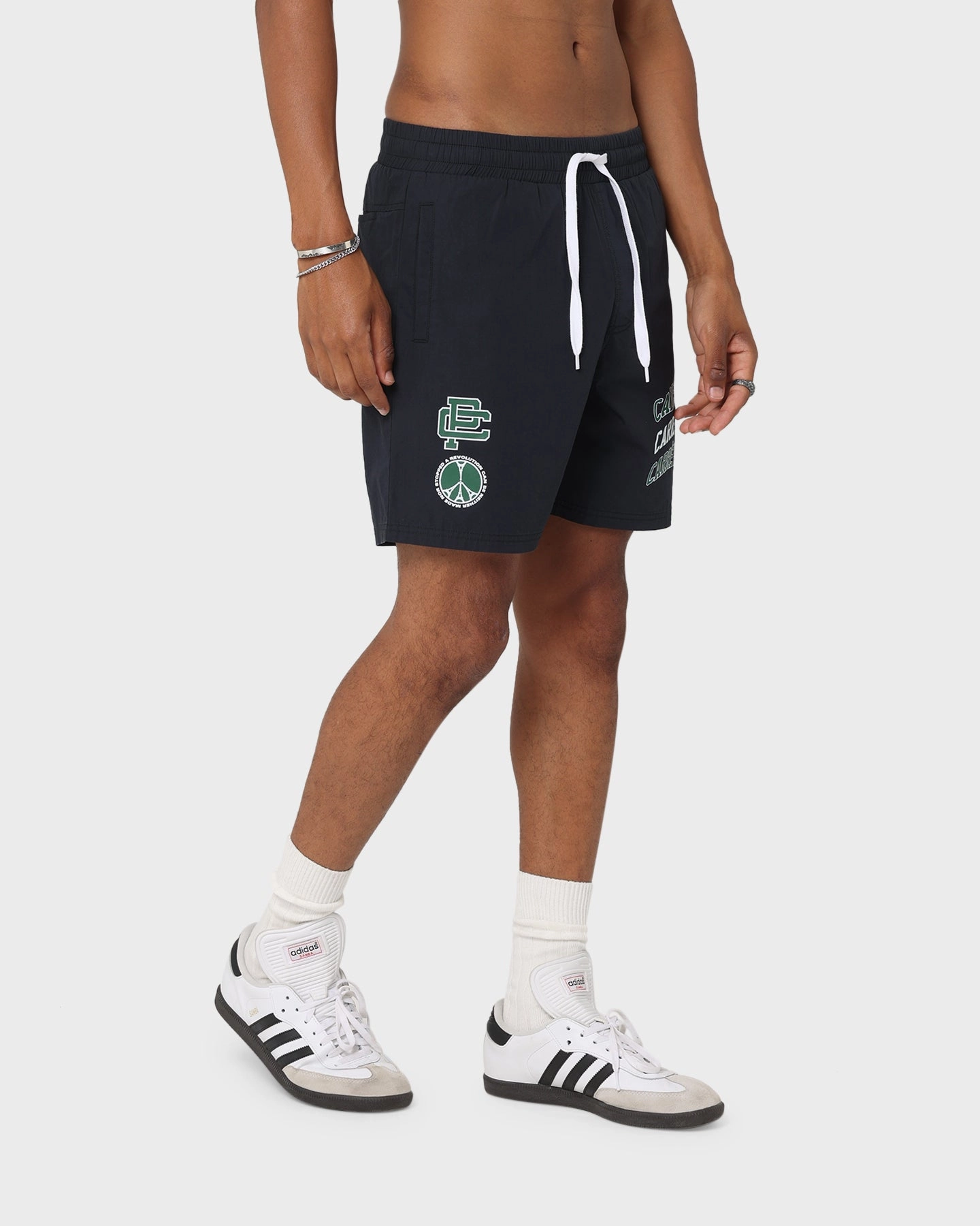 StretchWaistband Carr?? Team Slide Shorts Navy