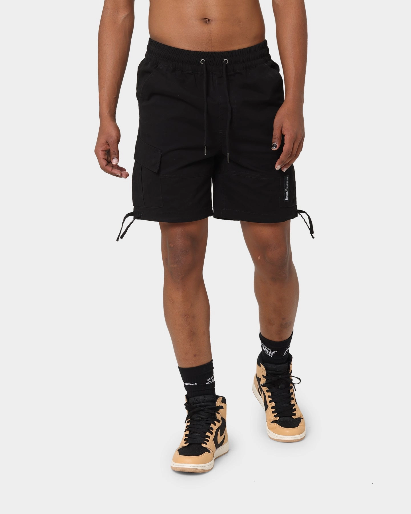 Travel Light Golf shorts Carr?? Utility Cargo Shorts Black