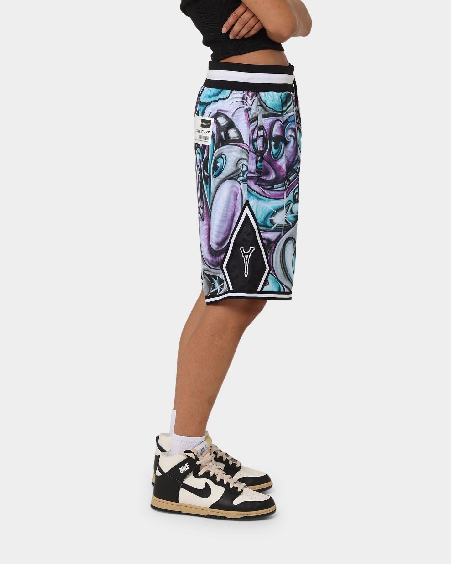 Carr?? X Kenny Scharf Krunch Time Ball Shorts Black Fair trade Active Fit