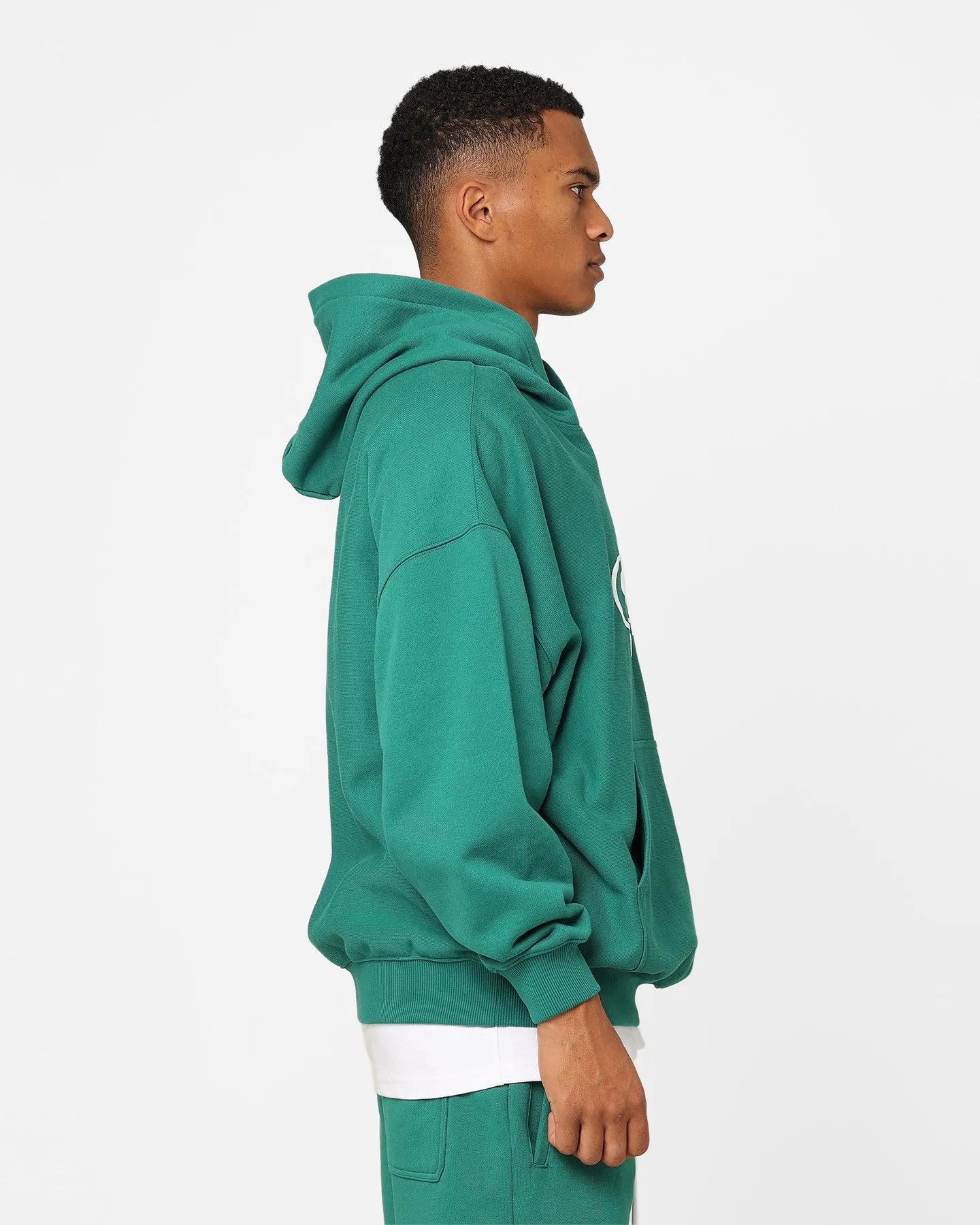 Blush Carre 2K Oversized Hoodie Teal