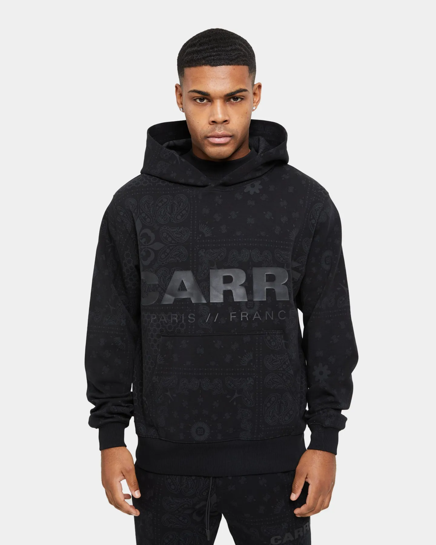 Carre Bandana Ultra Motion Hoodie Black performance day