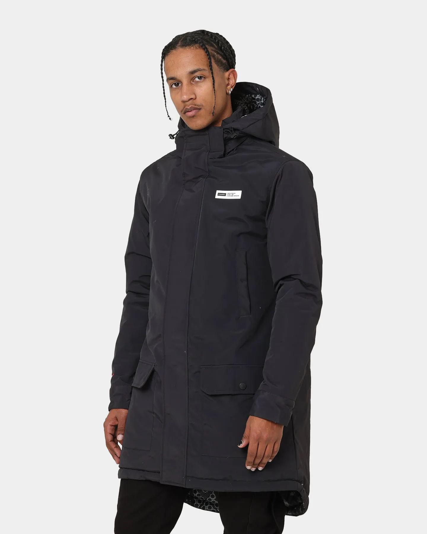 Carre Bandana Ultra Trench Coat Black Distribute