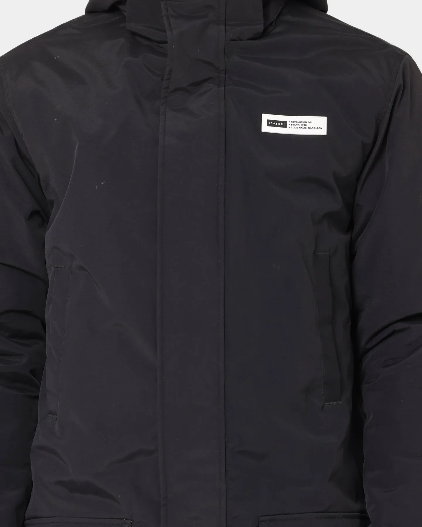 Introduce Carre Bandana Ultra Trench Coat Black