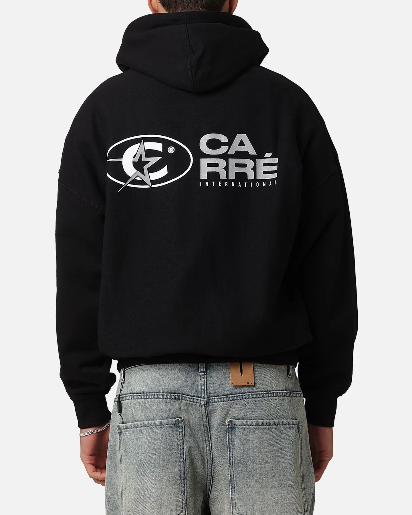 Lightweight Construction Nightwear Carre C-Star Stack Hoodie Black