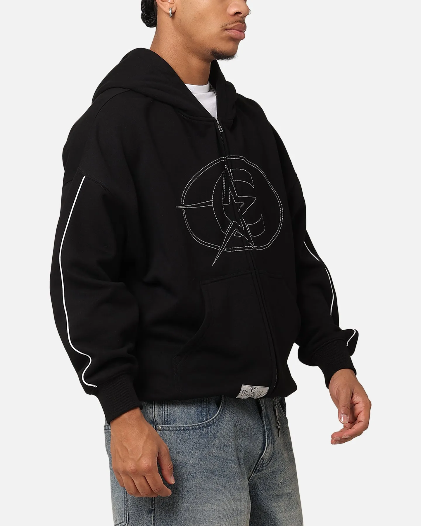 Carre C-Superstar Pipe Zip Hoodie Black spring season