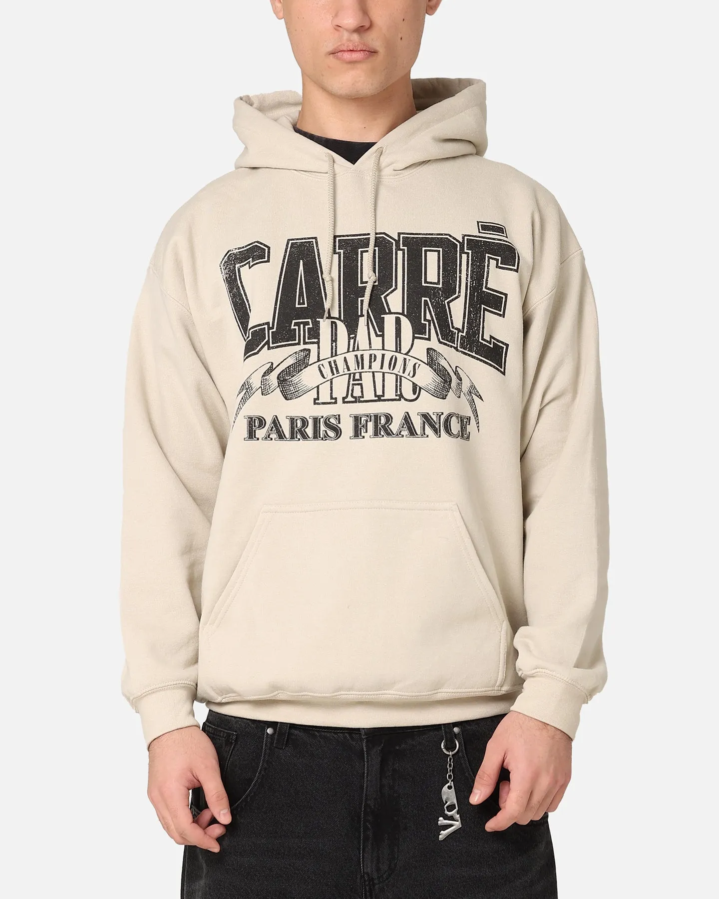 Carre Champs Hoodie Sand Chic Fade Resistant Dye