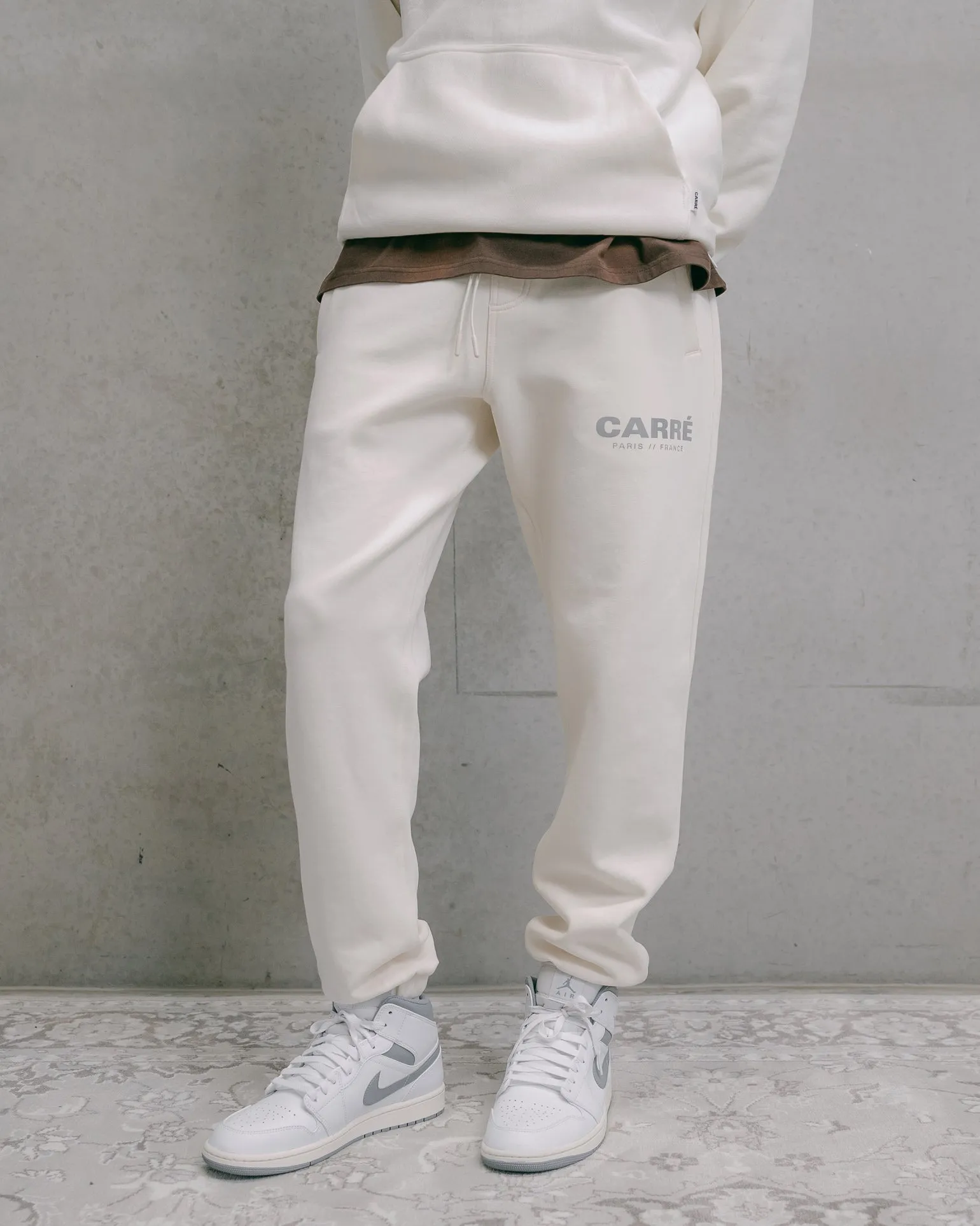 Carre Champs Oversized Superior Hoodie Off White Universal Size Adaptation