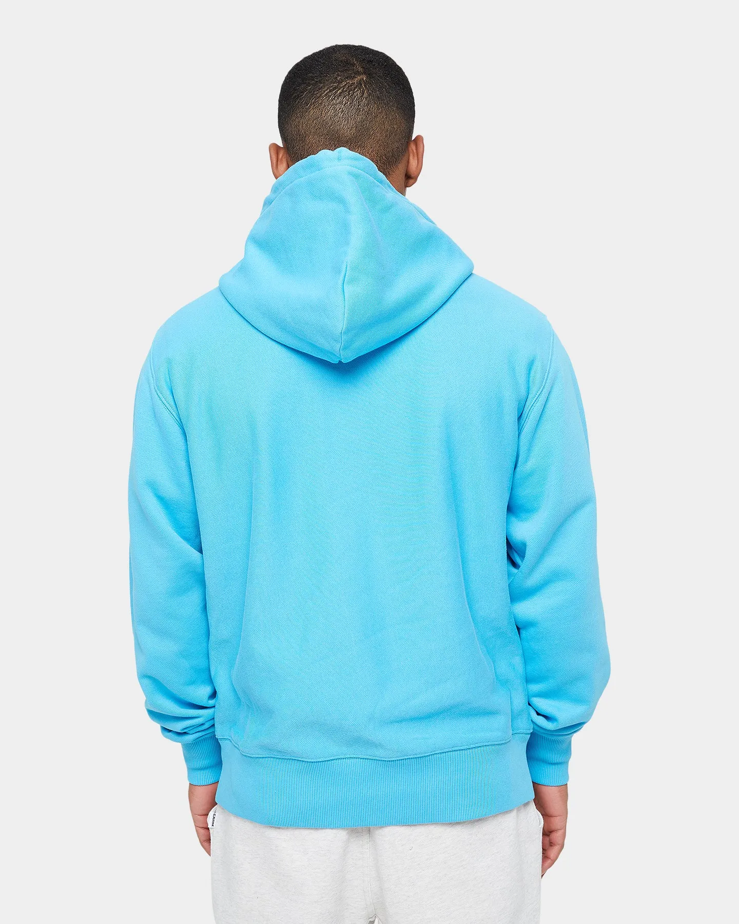 Unisex Double Layer Closure Carre Forme CLS Hoodie Baby Blue