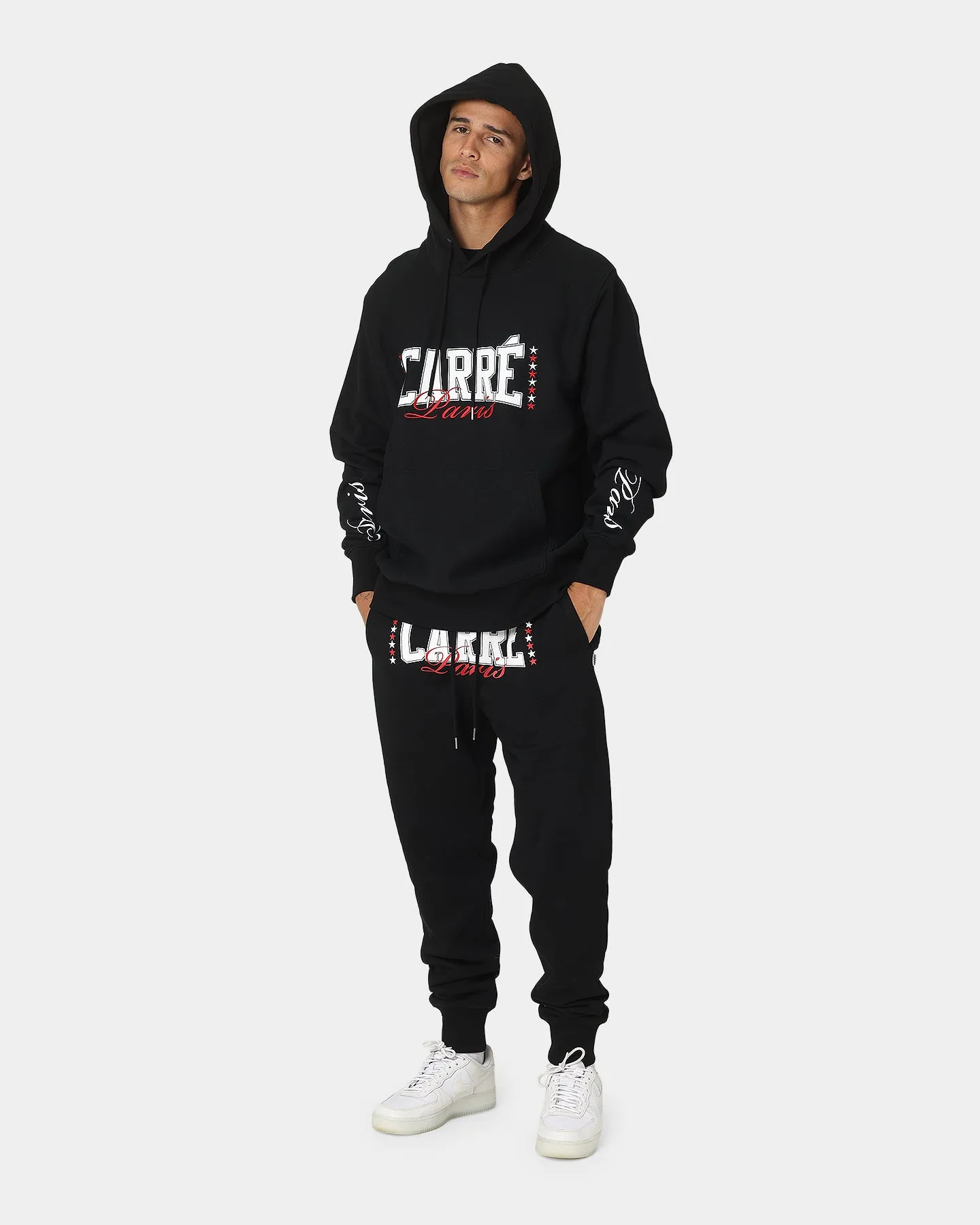 Weekend Fit Hooded Carre Heavyweight CLS Hoodie Black
