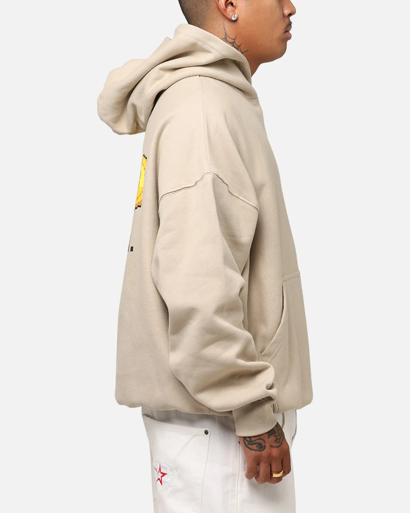 High-Performance Jacket Flex Stretch Material Carre Level Up Hoodie Stone