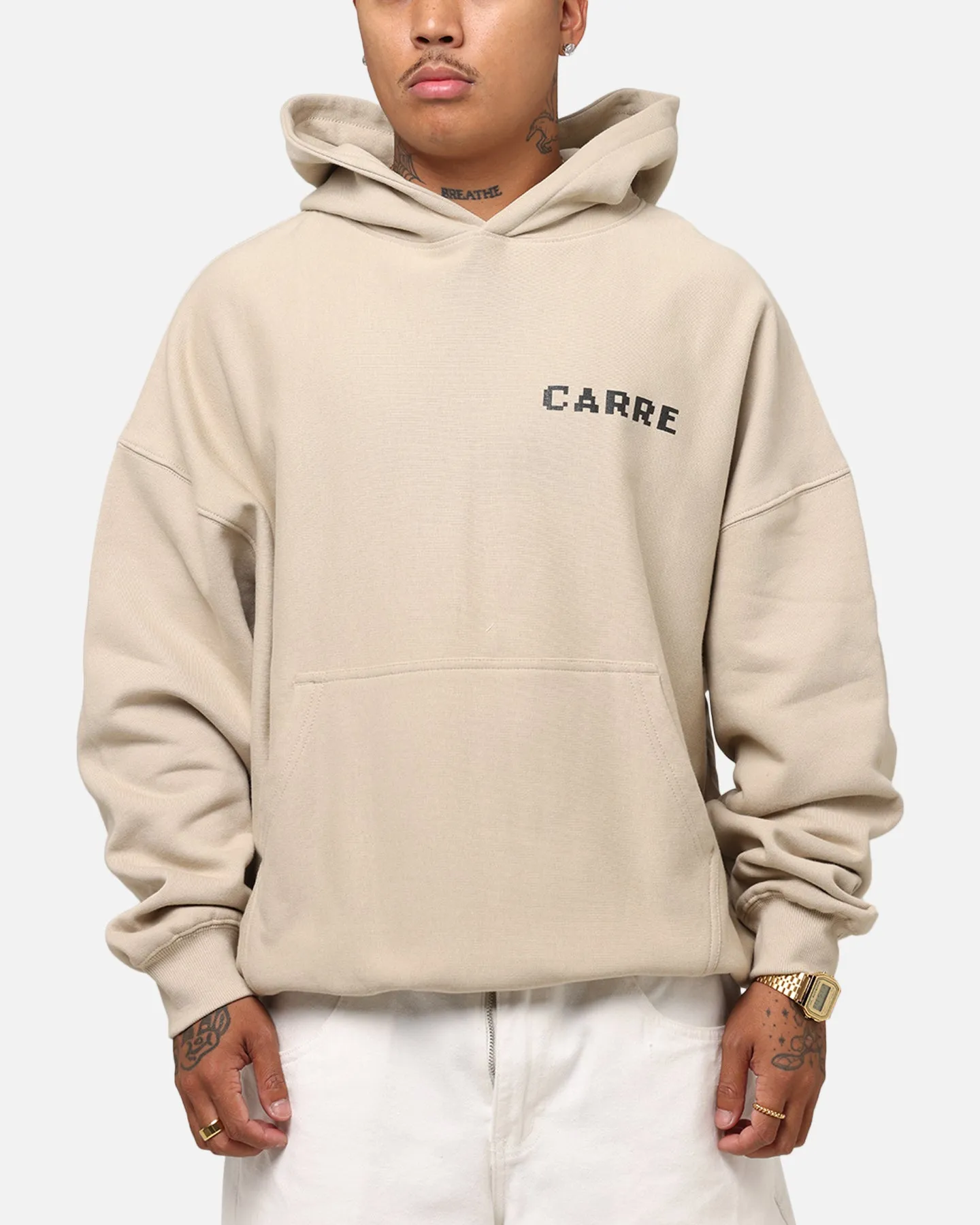 Carre Level Up Hoodie Stone Closet Change