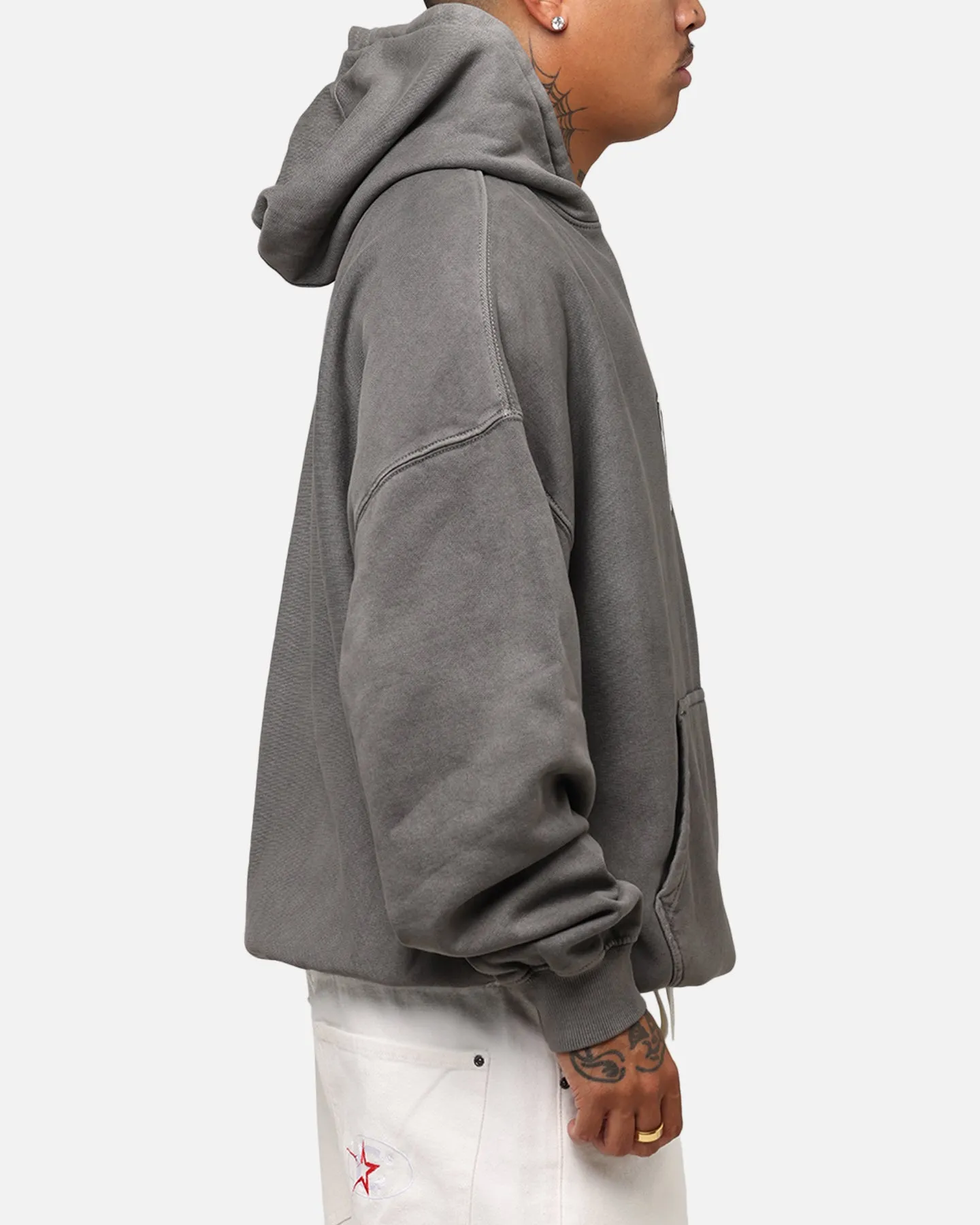Carre Link Hoodie Washed Charcoal runner Street Function