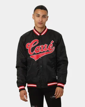 Carre PDB Varsity Jacket Black Camping Trip suitable for runway events
