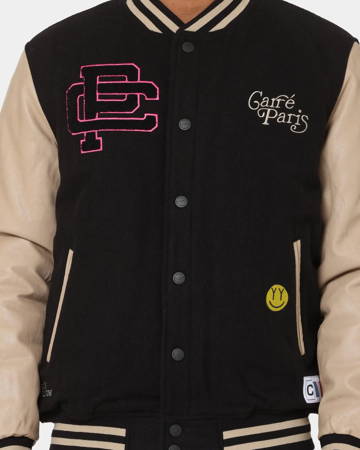 Carre Peace Varsity Jacket Black/Stone Gallery Discover