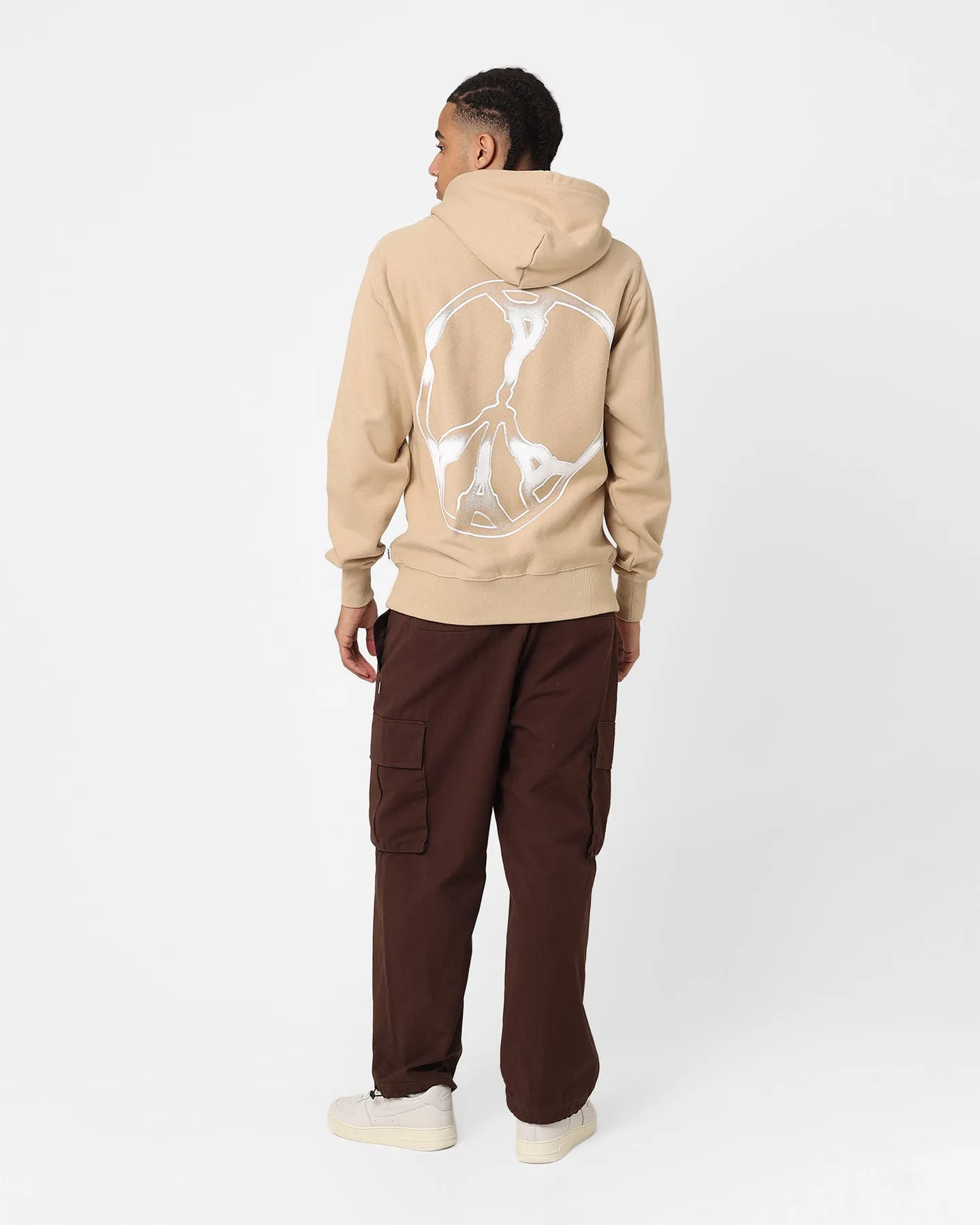 Carre Peacemaker Classic Hoodie Stone Pocket-square