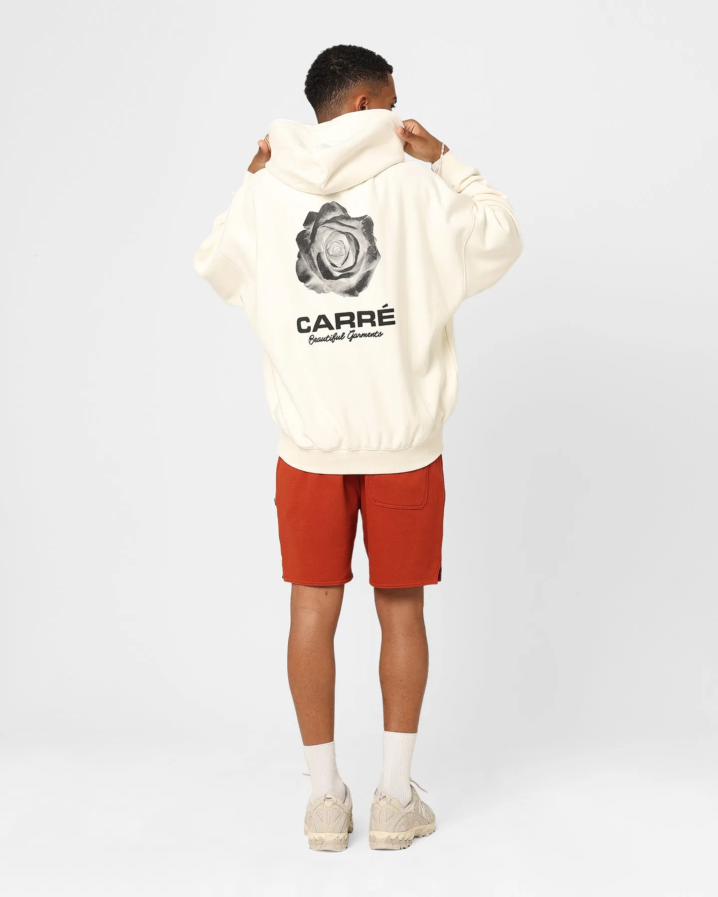 popular in America Promote Carre RGB Oversized Hoodie Off White