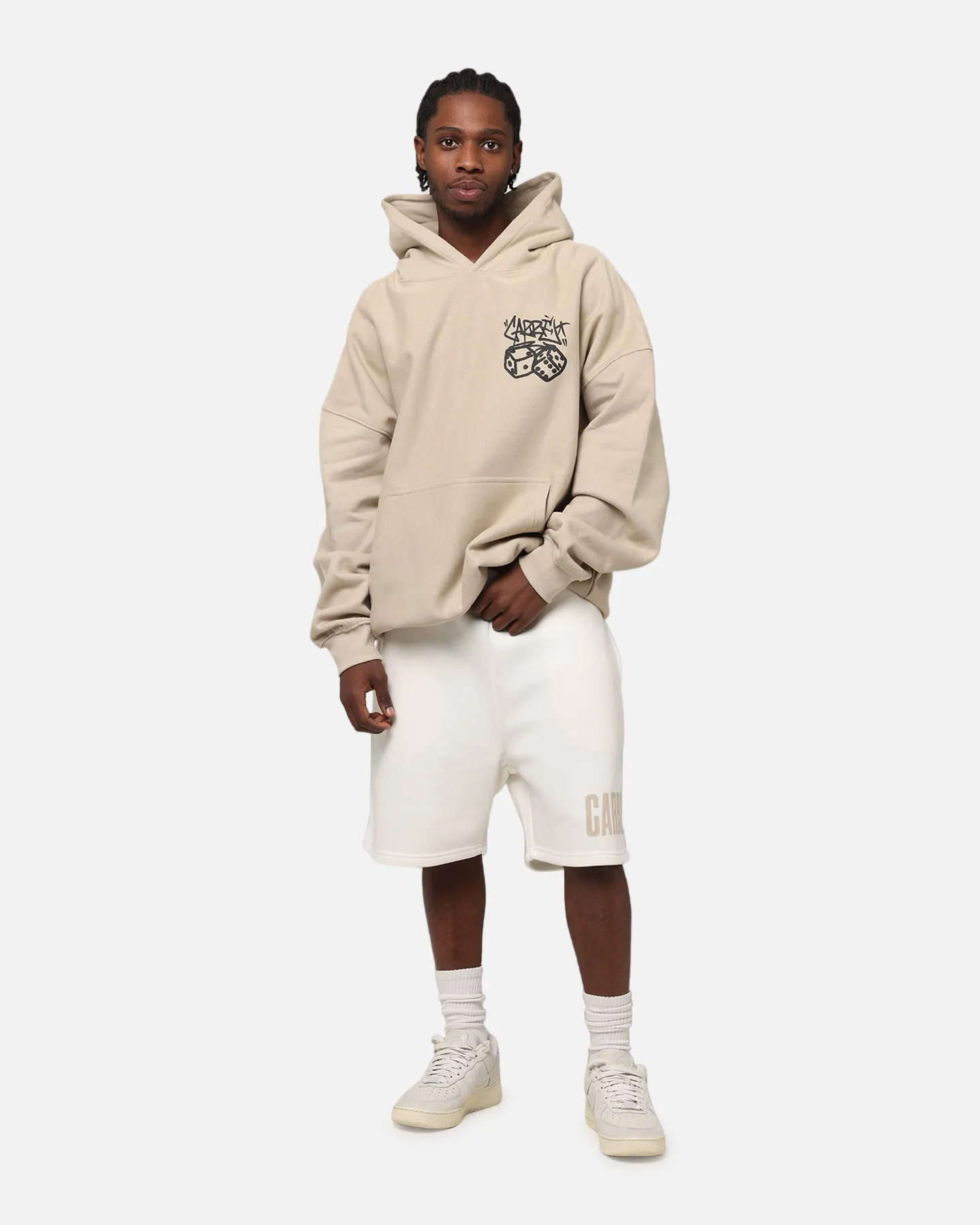 Patch Trend Carre Rolling Worldwide Hoodie Stone