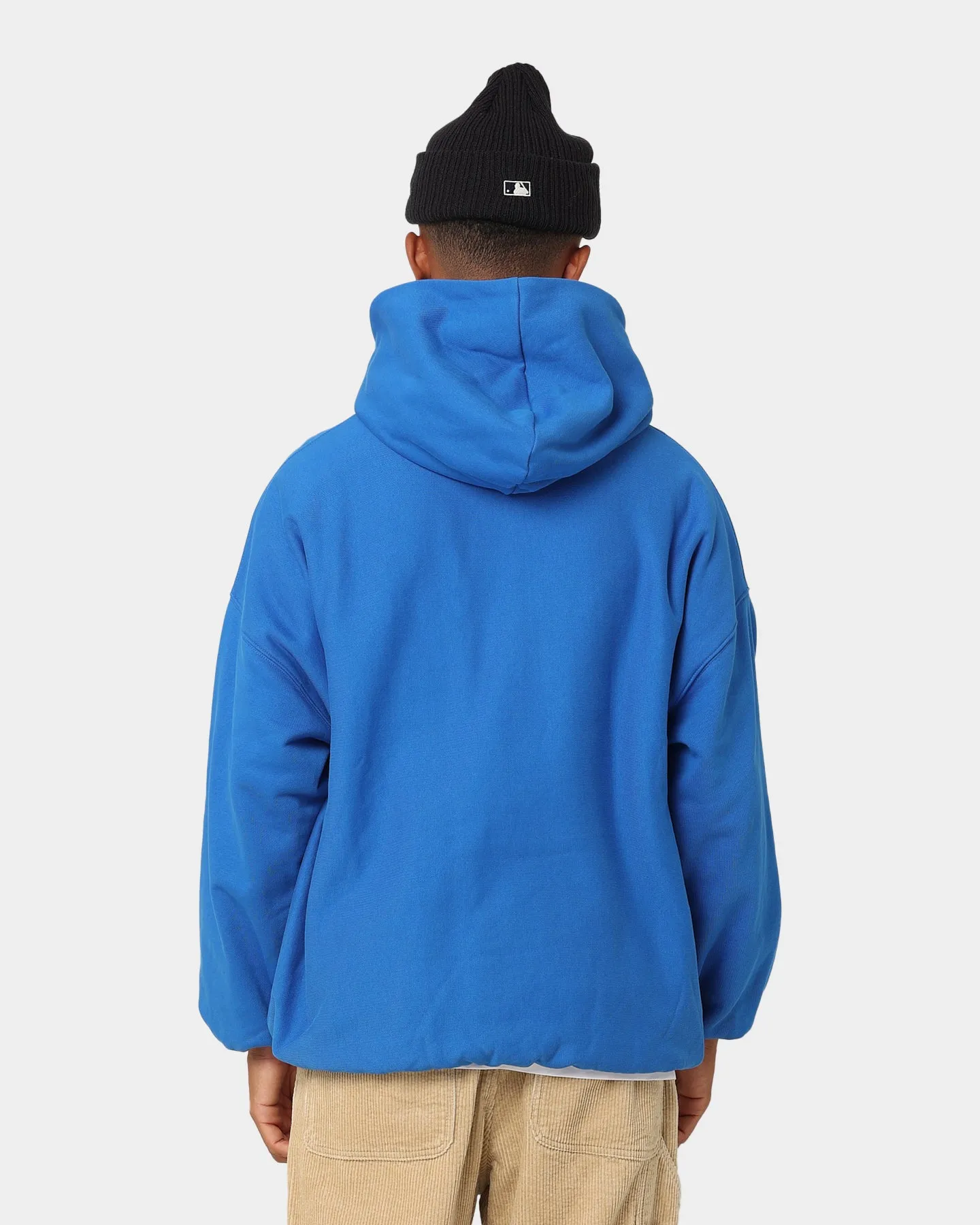 Carre Vues Oversized Superior Hoodie Blue Outdoor Function