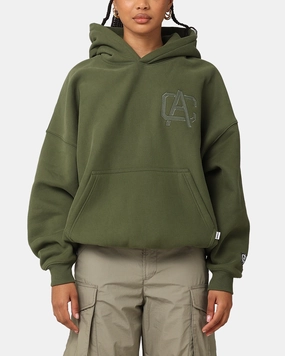 Carre Academy V2 Oversized Hoodie Forest Green suitable for weekend getaways Help