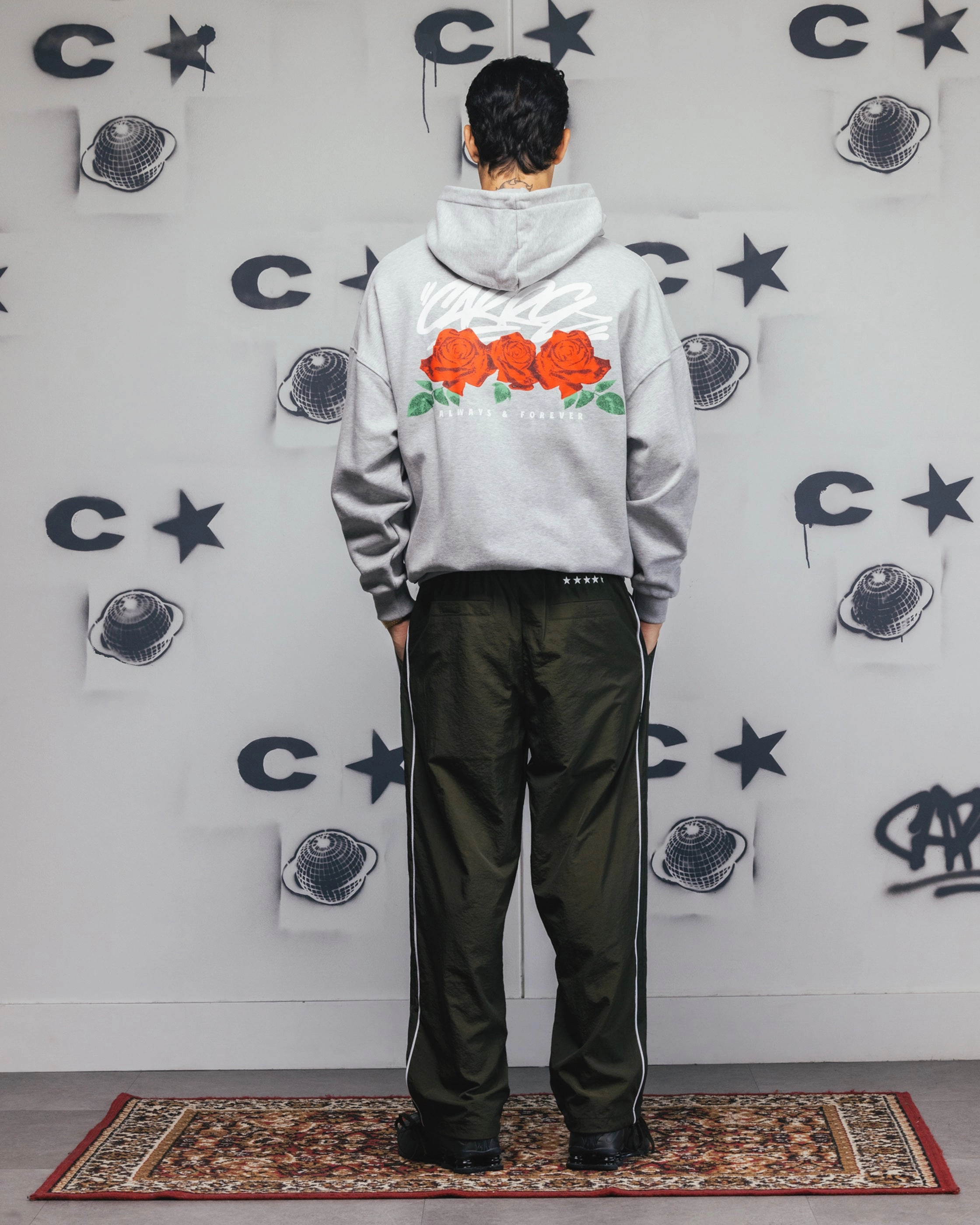 Carre Always & Forever Zip Hoodie Grey Marle Unisex