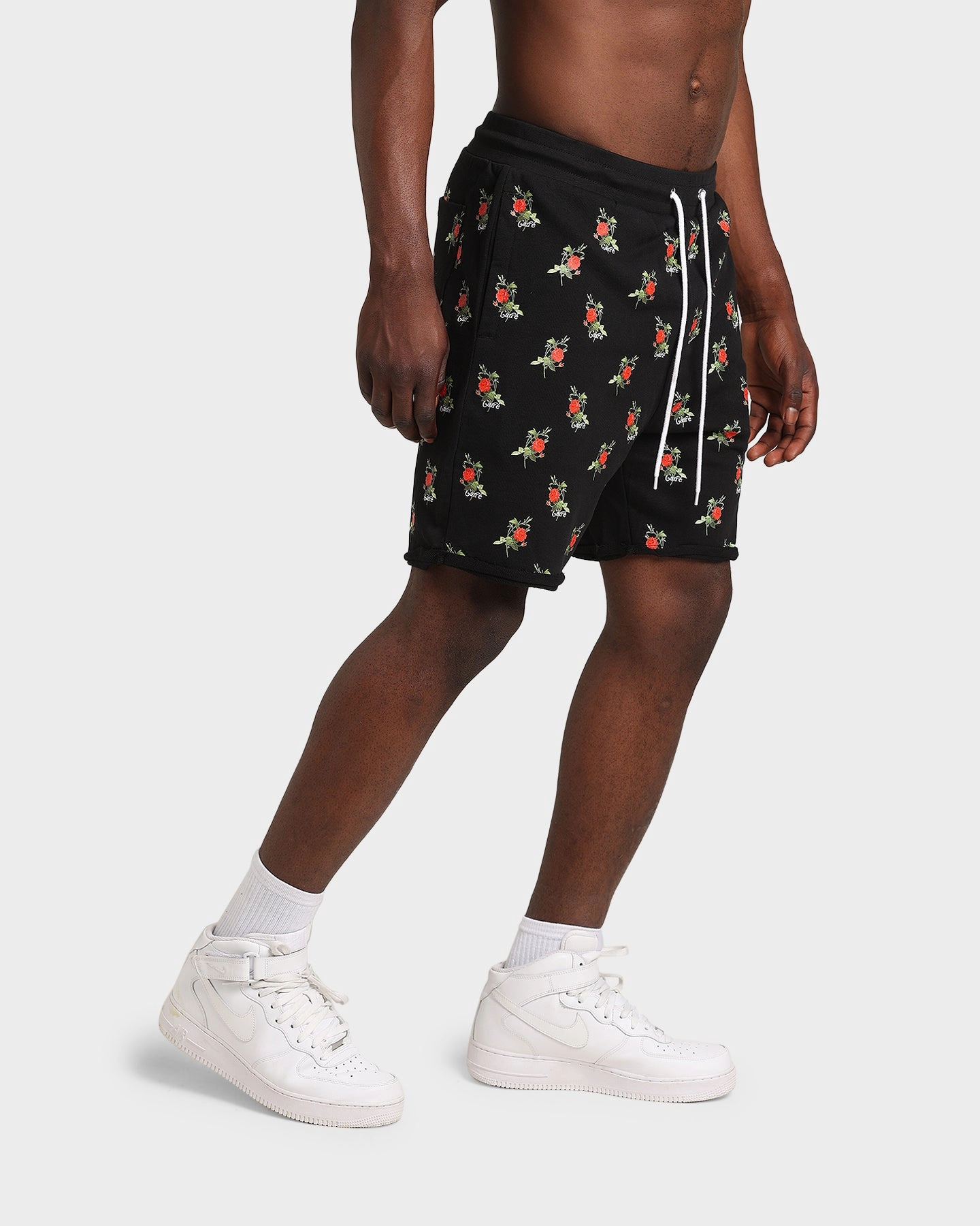 Carre Ament Repeat Rugueux Shorts Black EcoFriendlyMaterials