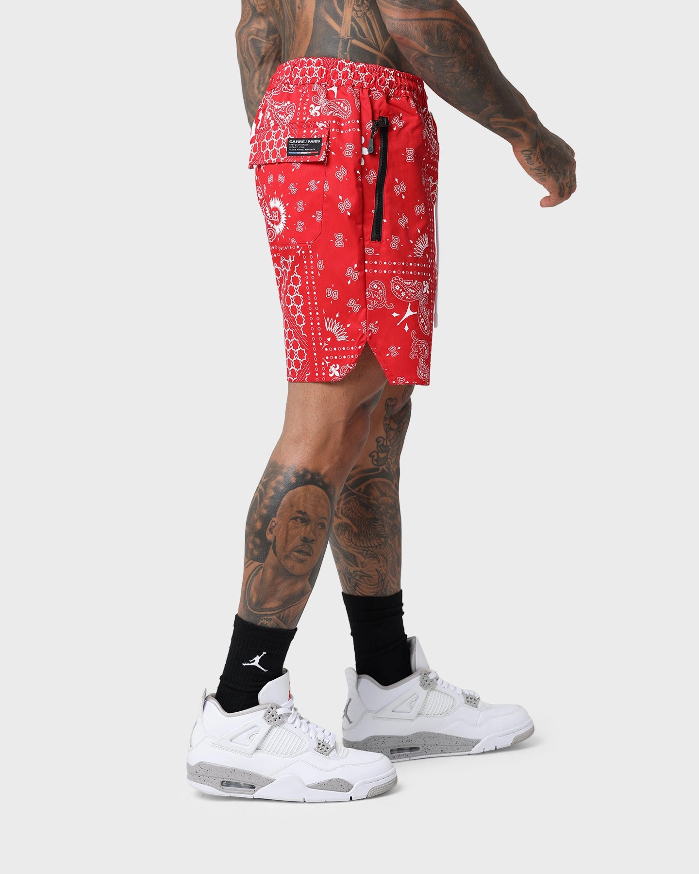 Breeze Friendly Carre Bandana Ultra LP Shorts Red