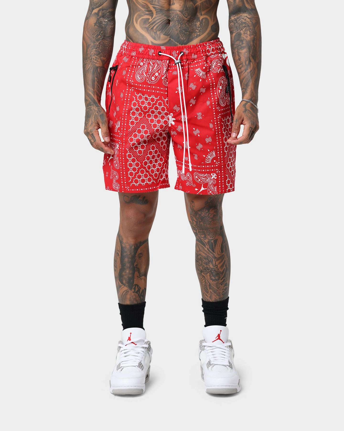 Carre Bandana Ultra LP Shorts Red Outdoor Vibe Stay Fresh