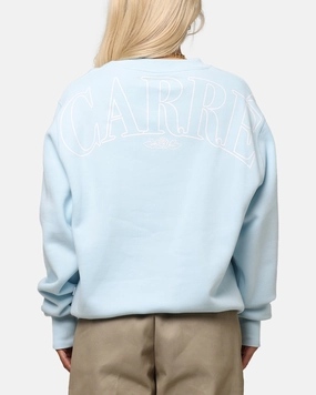 Winter Ready Outfit Classic Winter Carre Bloom Crewneck Light Blue